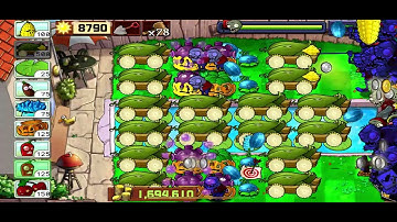 Plants vs. Zombies Puzzle - Last Stand Endless (Part 4: 16 cobs) - Flags 411 to 420