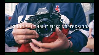 Canon F-1' New' First Impressions (SF Street Photography)