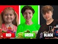 Eating Only ONE Color of Food CHALLENGE for 24 Hours!!!