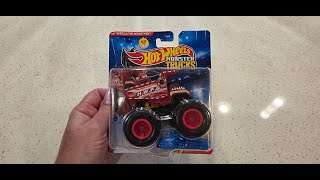 Hot Wheels Monster Trucks Fire Department Dump Hauler Un-Carding Unboxing Show & Tell!
