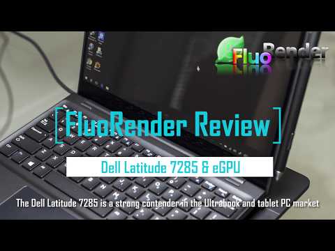 FluoRender review on Dell Latitude 7285 2-in-1 tablet PC and eGPU nVidia 1080