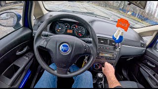 2007 Fiat Punto Grande Punto [1.2 8v 65hp] |0100| POV Test Drive #2040 Joe Black