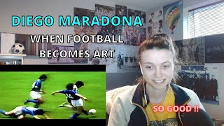 First Reaction to DIEGO MARADONA - "When Football Becomes Art"