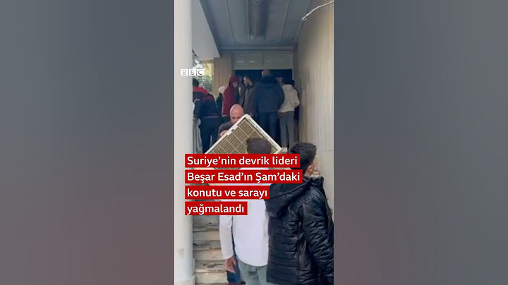 Suriye’de Esad’ın sarayı ve konutu böyle yağmalandı