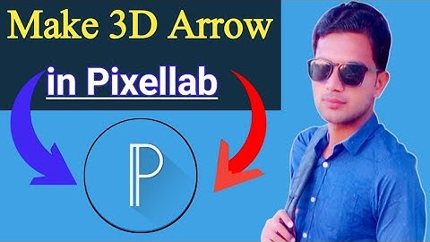 How to Make Arrow in Pixellab | Create 3D Curve arrow in pixelllab