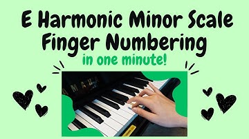Mastering the E Harmonic Minor Scale in ONE MINUTE! | Quick Piano Tutorial