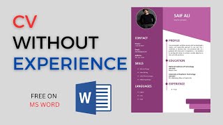 how to make cv with no experience | cv without experience | write cv with no experience #resumes#cv