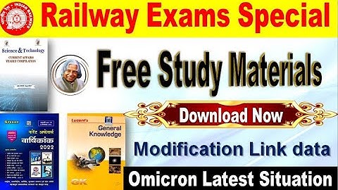 Free Study Material for all Railway NTPC & group D Exam aspirants by SRINIVASMech