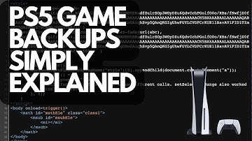 Everything I know so far about PS5 Game Backups