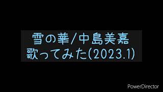 【歌ってみた】雪の華/中島美嘉 (2023.1)