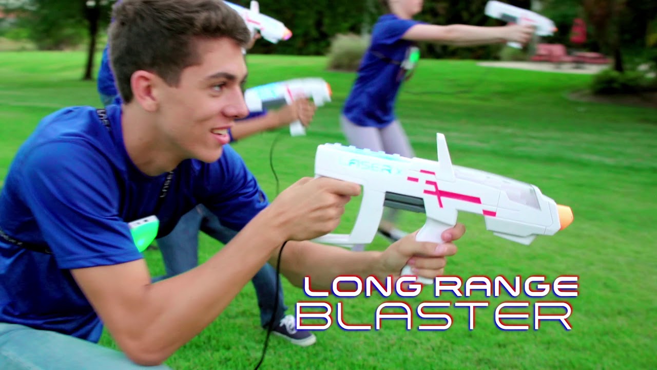 Laser X Gaming Tower & Long Range Pistols - YouTube