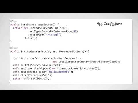 Creación de un Entity Manager Factory con Spring