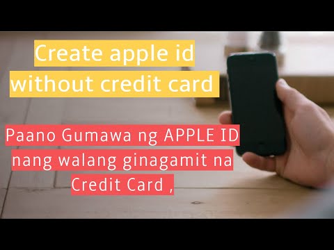 Paano Gumawa ng APPLE ID nang walang ginagamit na Credit Card , Create apple id without credit card