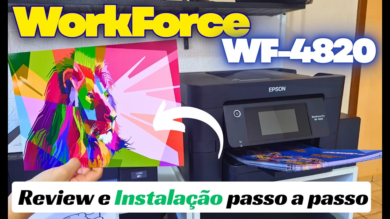 Review Completo da WF-4820 | Instalação Passo a Passo + Impressão sem Borda
