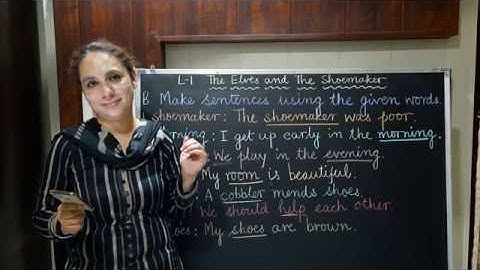 Punjab School Education Board, Class 5, English, Chapter 1,The Elves and The Shoemaker Que & Ans P4.