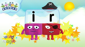 Learn to Read IR | Back to School Phonics and Word Magic | @officialalphablocks