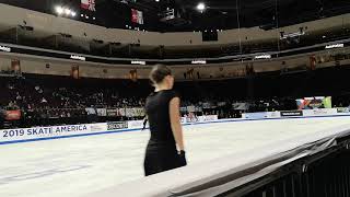 Kaori Sakamoto. Skate America. Practice. 10.18.19