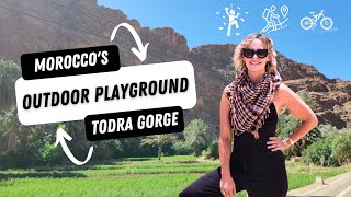 Todra Gorge and the Tinghir Oasis from Merzouga. Road trip through Morocco and where to stay!