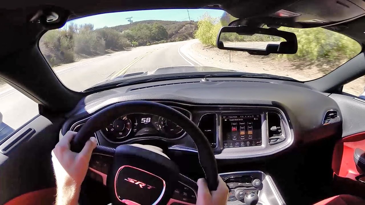 2015 Dodge Challenger Srt Hellcat Manual Wr Tv Pov Canyon Drive