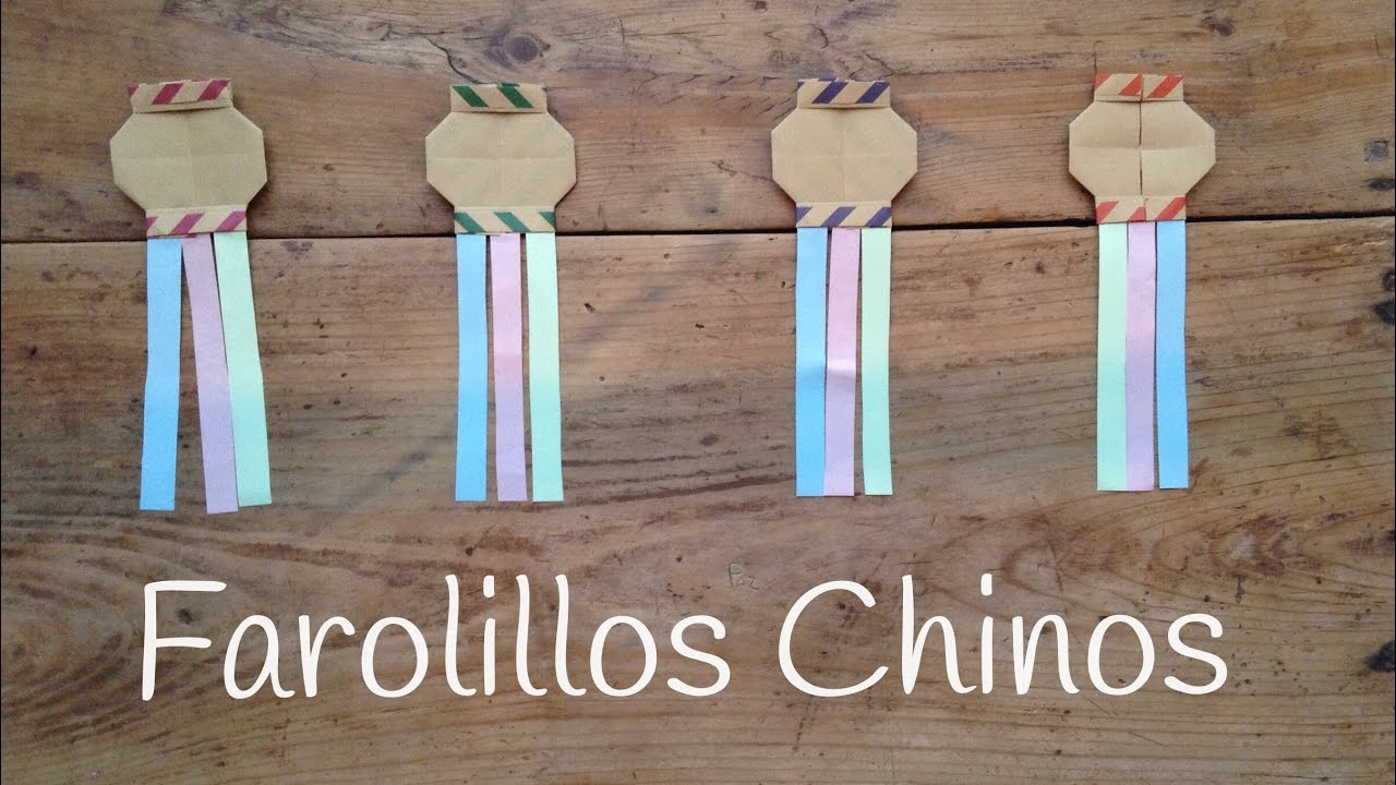 Manualidades infantiles: farolillos de papel - DecoPeques