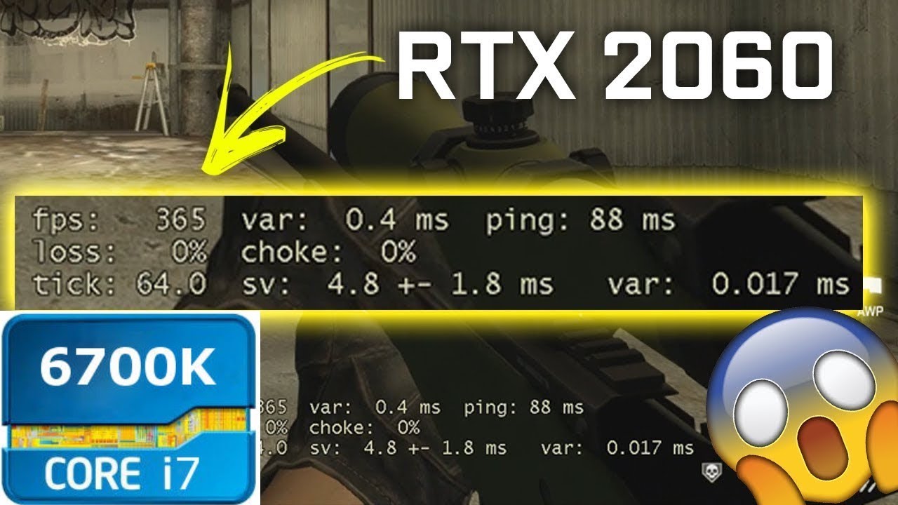 i7 6700K + RTX 2060 6GB CS:GO - YouTube