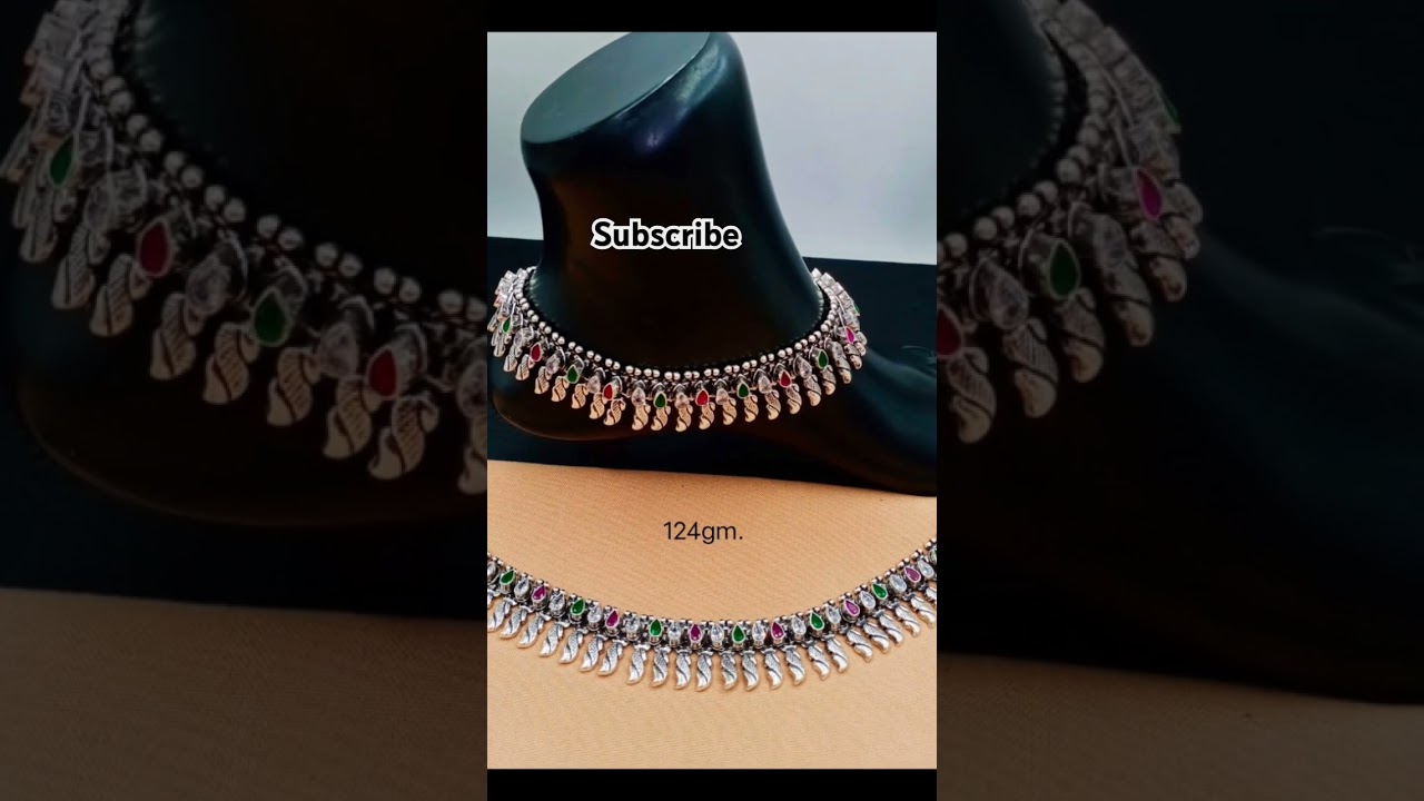 Cut stone anklets 👌💥