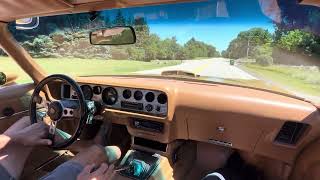 1978 Pontiac Firebird Trans Am Driving POV Part 1