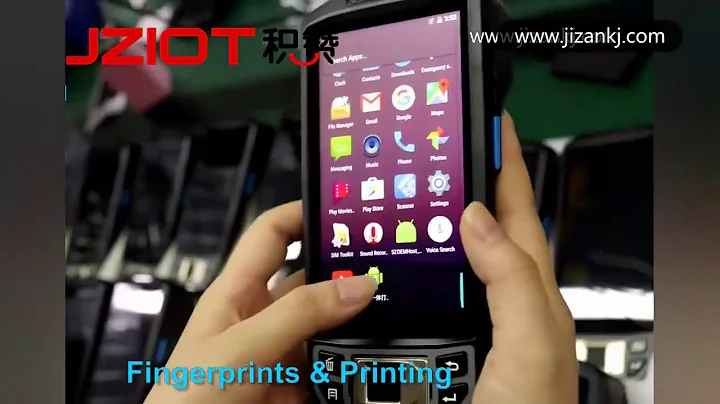 JZIOT Fingerprint barcode android 7.0 pda  handheld printer