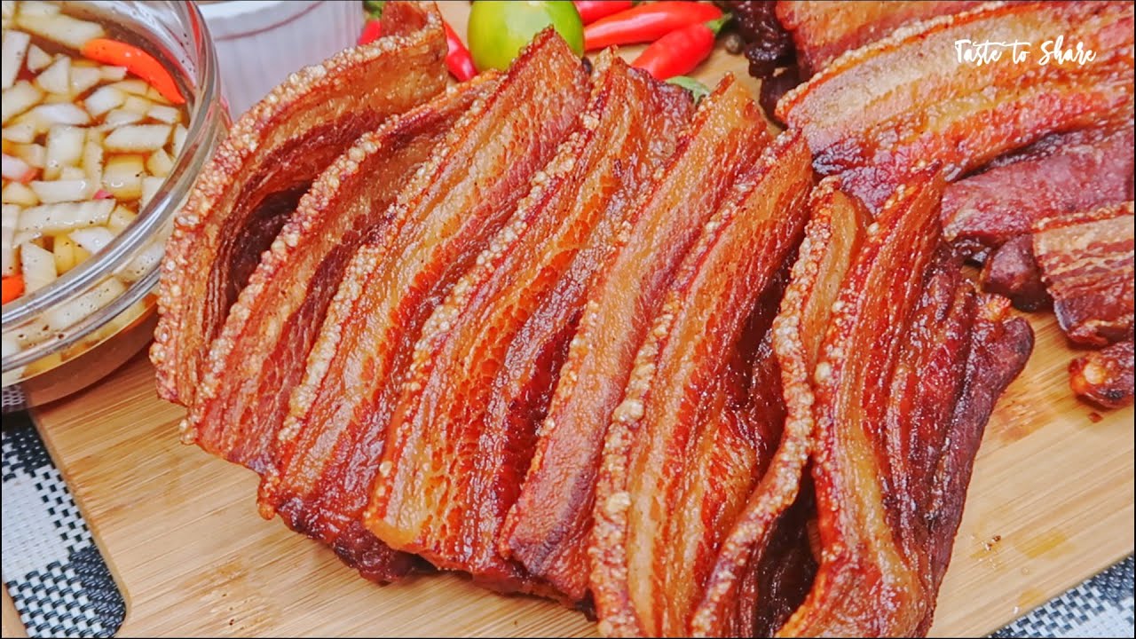 Crispy Pork Belly Recipe - No Boil, No Fry, No Salt Crust หมูกรอบ