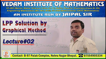LPP - Solution by Graphical Method in hindi(Lecture 2)