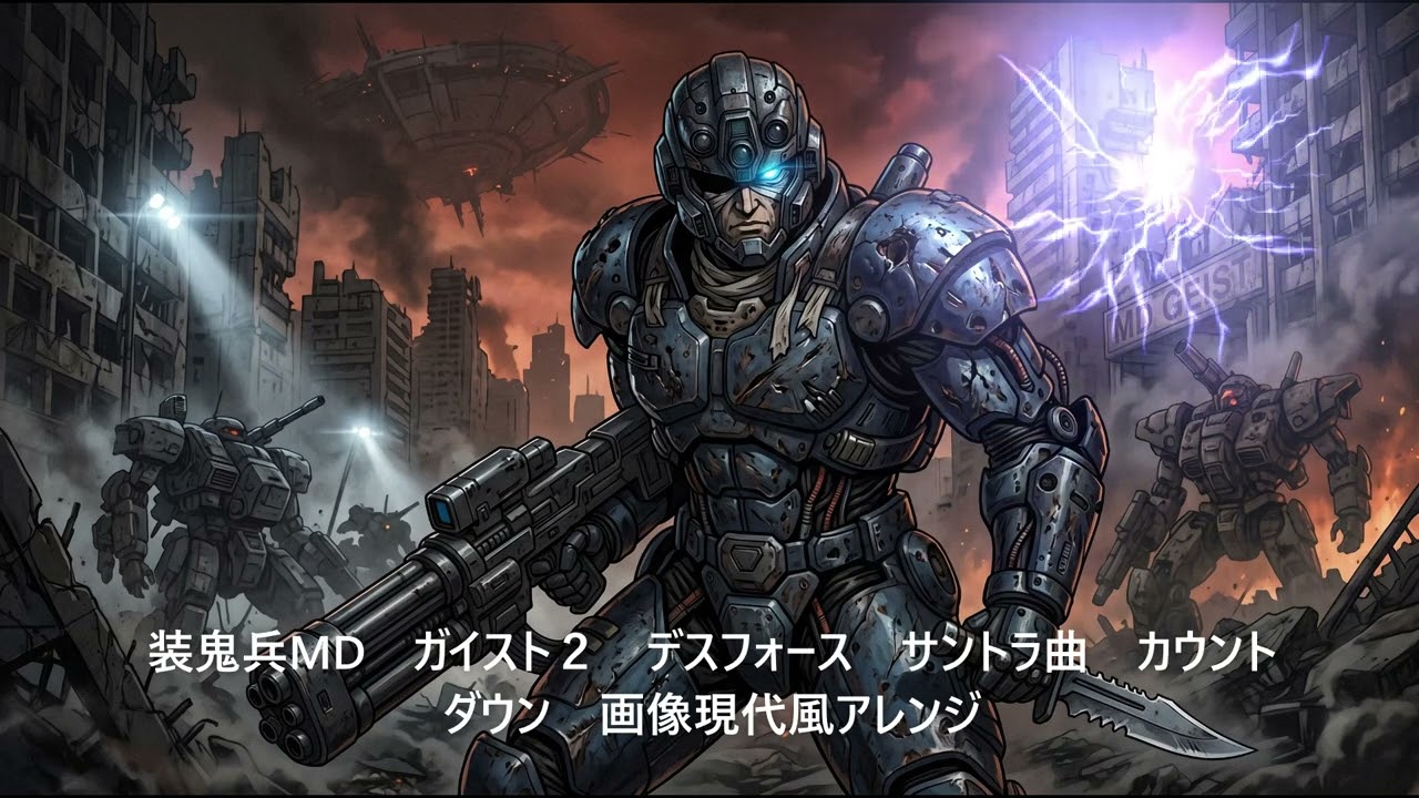 装鬼兵 MD ガイスト2 デスフォース サントラ曲 【カウントダウン