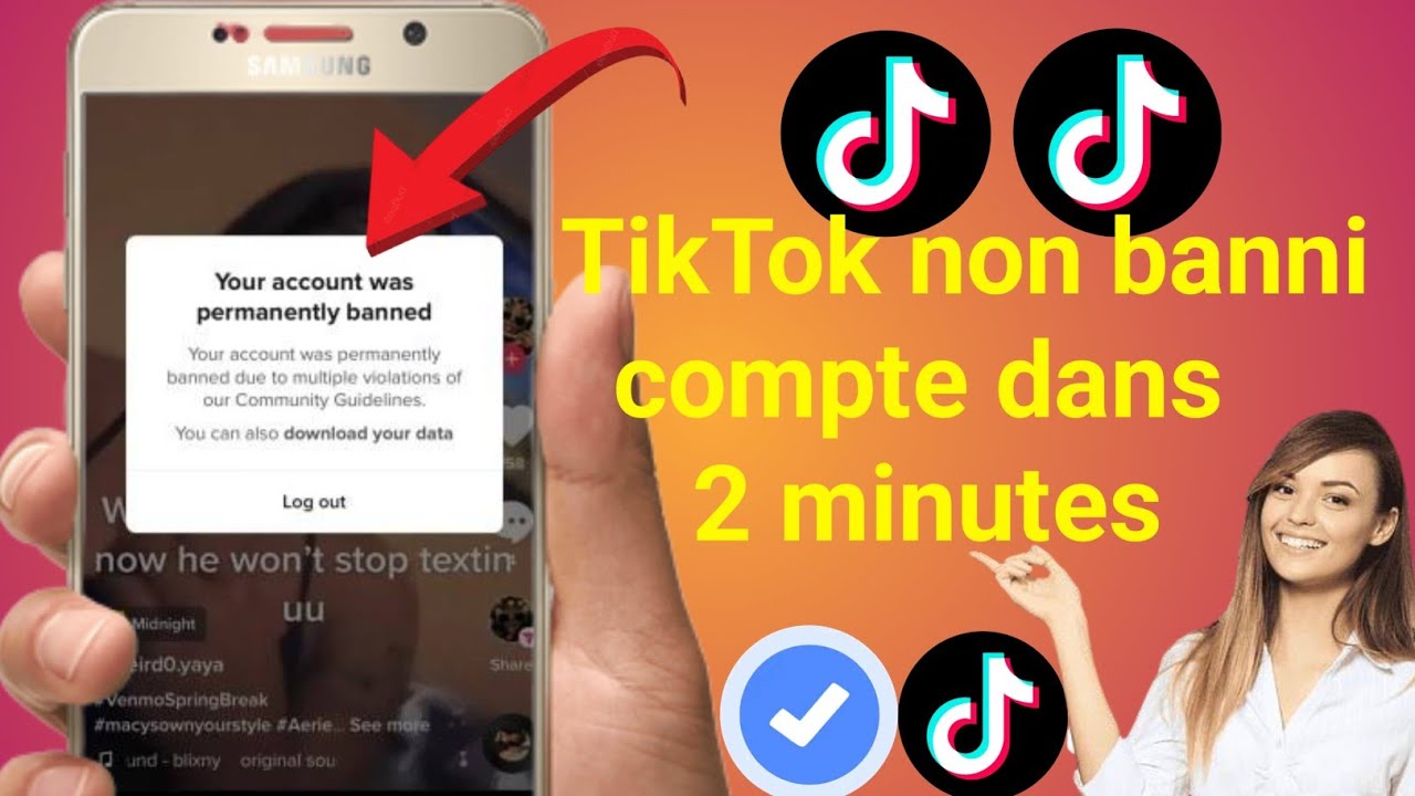 Comment réparer votre compte TikTok a été définitivement banni