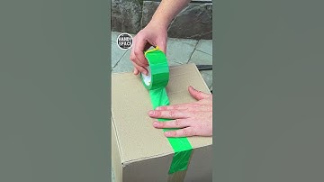 Genius! Tear Tape Easily with a Zip Tie! #shorts