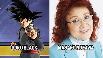 Characters and Voice Actors - Dragon Ball Xenoverse 2 (Japanese)