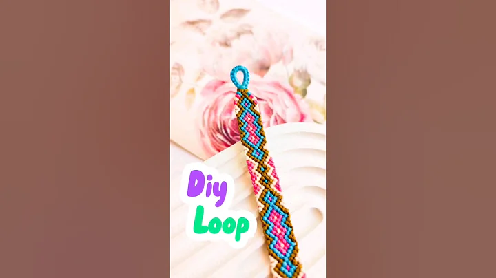 DIY LOOP FOR NORMAL FRIENDSHIP BRACELET #diy #friendshipbracelets #friendshipbracelet #gift#knotted
