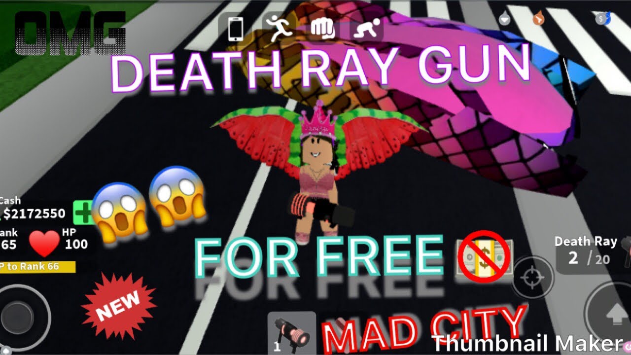 How To Get The Death Ray Gun In Mad City Youtube