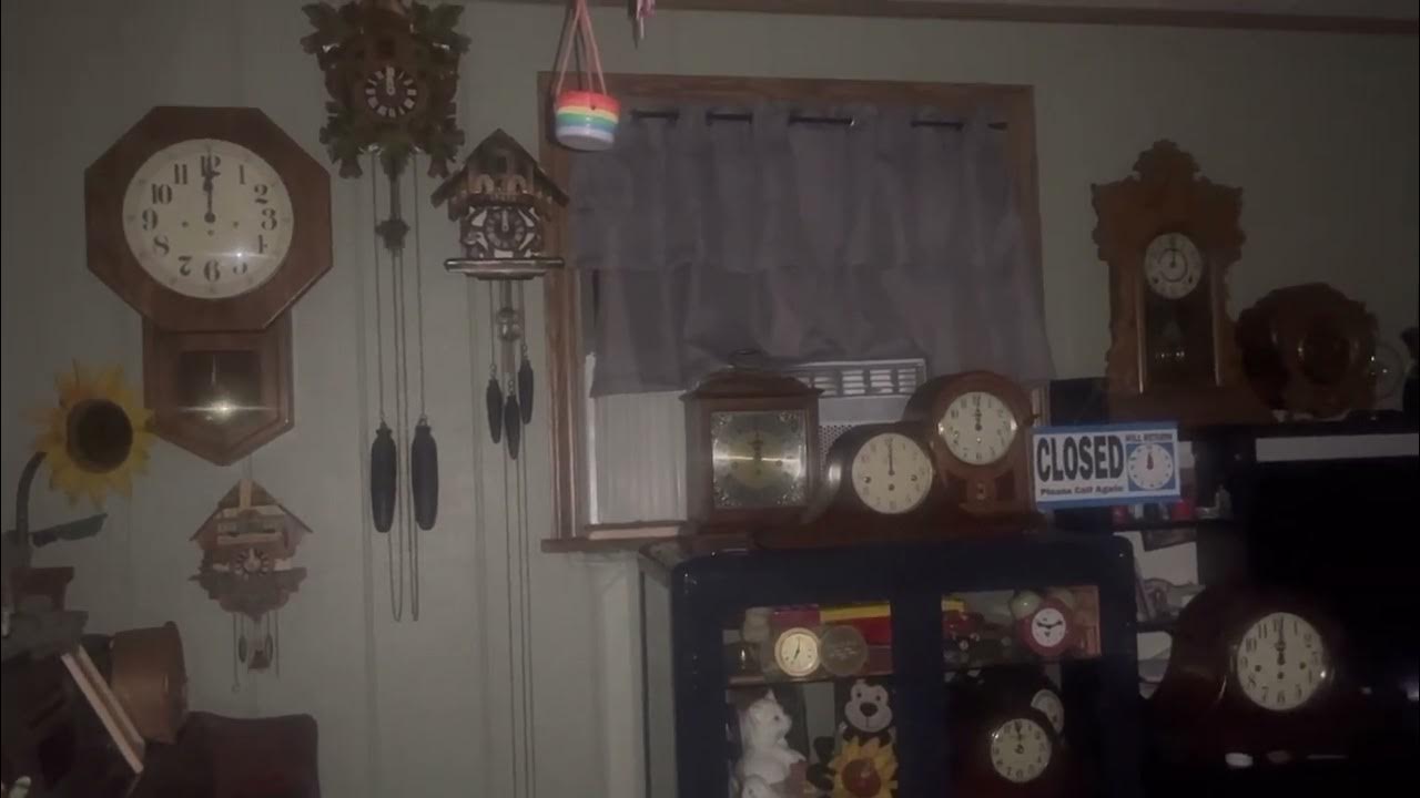 Some of my Clocks Chiming 1200 AM YouTube