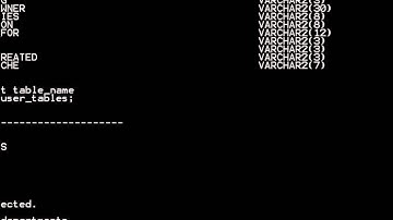 Oracle Tutorial | Oracle SQL Data Dictionary