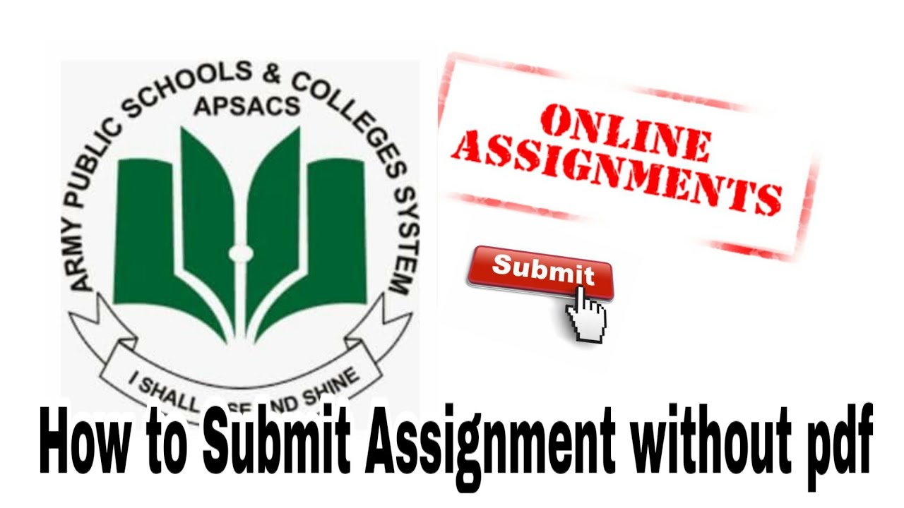 student apms pk submit assignment online