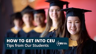 Undergraduate Application Tips from CEU Students