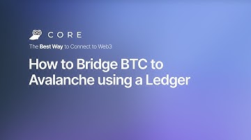 How to Bridge BTC to Avalanche using a Ledger