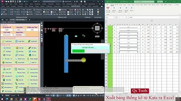 Autolisp Cad - Xuất bảng thống kê thép ra Excel