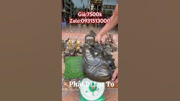 Phật di lạc bằng đồng to #đồcổcầnthơ #phongthuy #doco #đồcổ #doxua #lưđồng