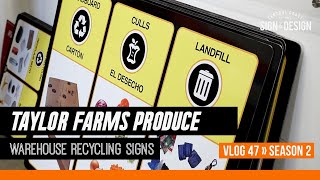 Guess The Font \& Warehouse Signs for Taylor Farms S2 | Vlog 47