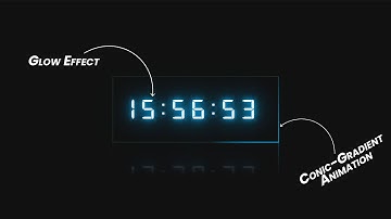 HTML, CSS & JavaScript: Glow and Conic-Gradient Animation
