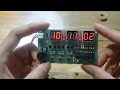 6 digits ICStation AT89C2051 LED Clock DIY Kits - Full Build &amp; detailed setting guide