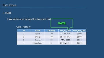 13 Oracle SQL Developer Tutorial For Beginners  13   Data Types