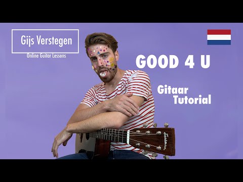 Good 4 U // Gitaar tutorial – Olivia Rodrigo (Dutch guitar tutorial)
