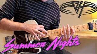 Van Halen - Summer Nights (Intro/Verse Guitar Cover)