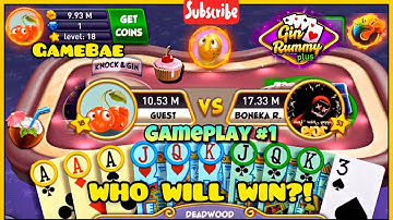 Gin Rummy Plus #1 | Gameplay | How to win in difficult times!